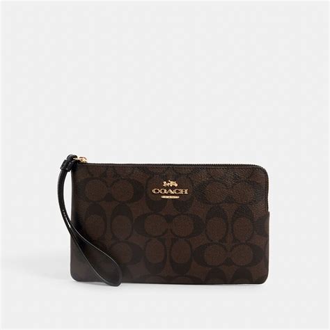 coach outlet leeds al website|large corner zip wristlet.